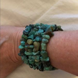 Turquoise bracelet -wrap around